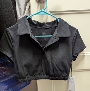 Alo Yoga Cropped Prestige Polo